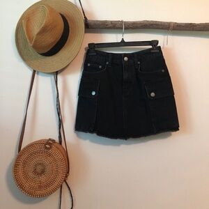 LF carmar black skirt size 25